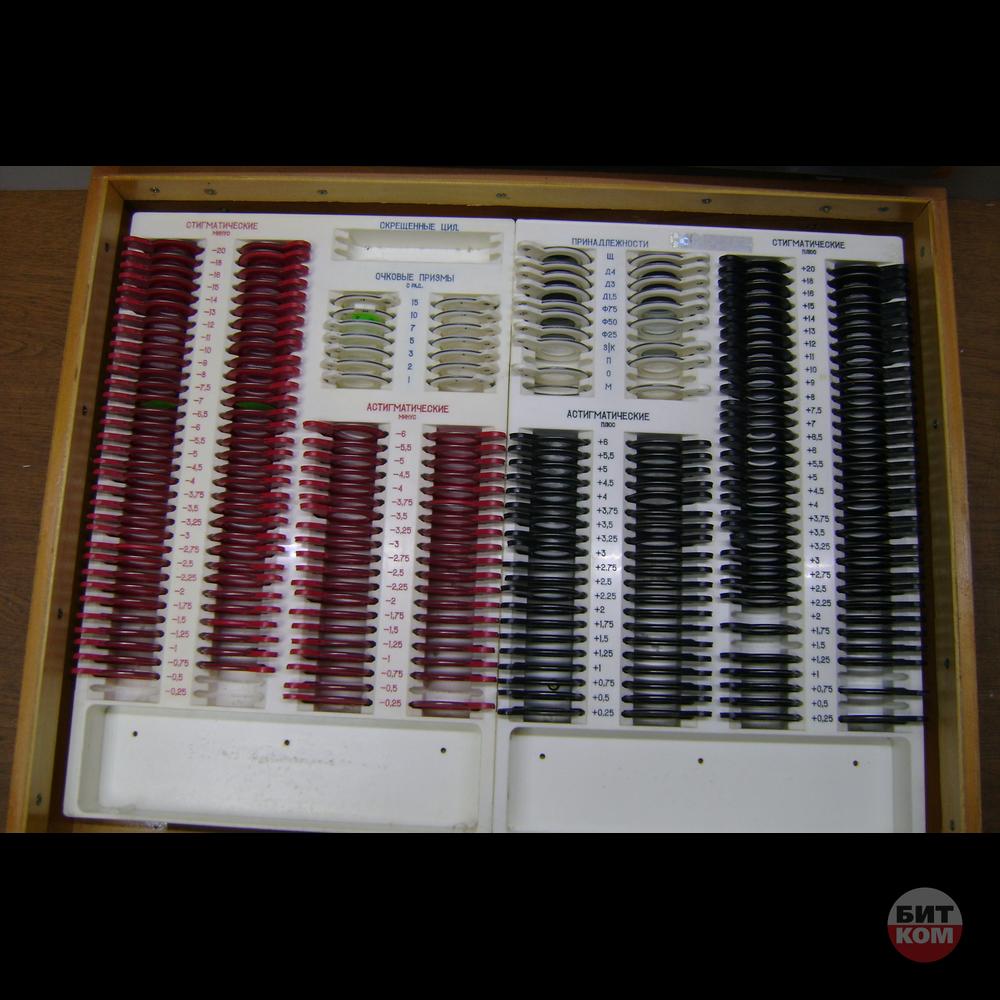 Наименование	Набор пробных очковых линз НП-254