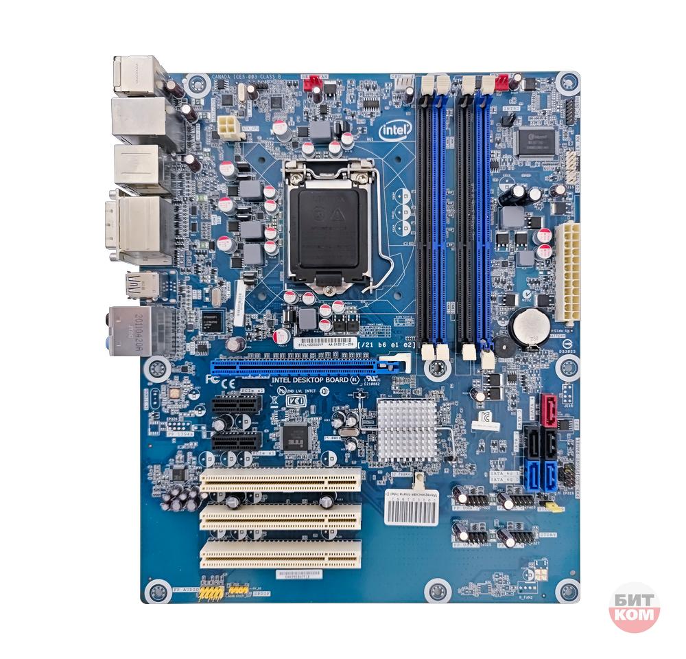 Материнская плата Intel DH67CL, сокет LGA1155, форм-фактор ATX