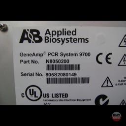 ДНК-амплификатор  GeneAmp® PCR System 9700 0.5mL Sample Block Module 3