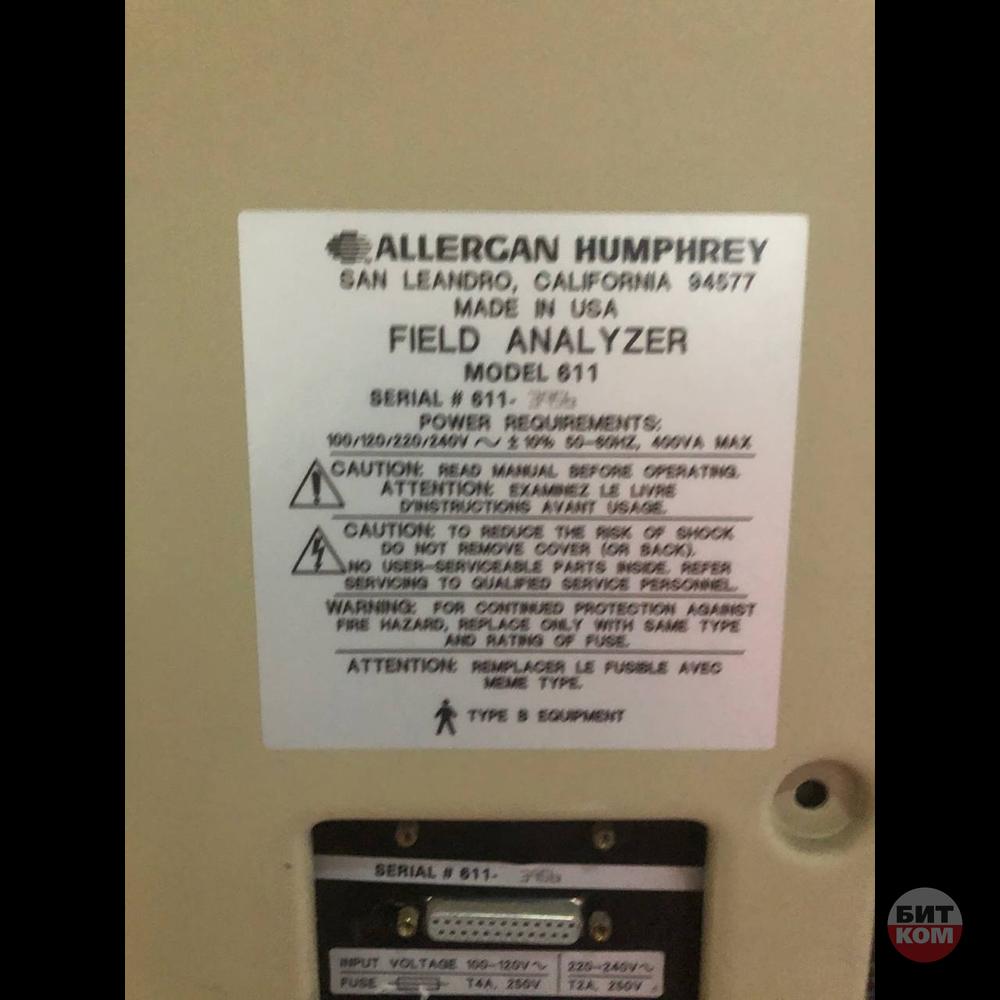 Анализатор поля зрения Allergan Humphrey 611