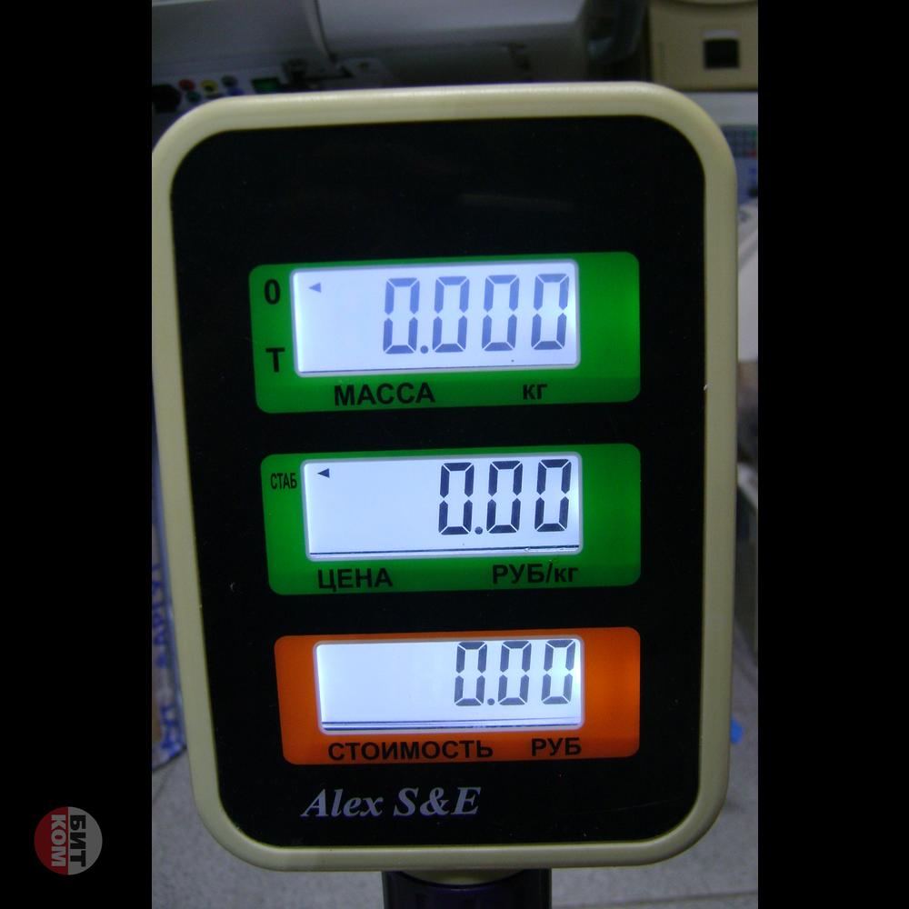 Весы торговые Alex se bs-1530 d1.3t2